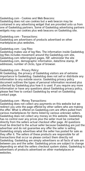 gasketdug privacy