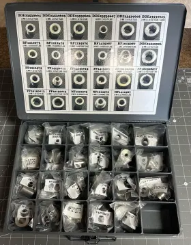 C2410f37-383e-4 Asketsnclamps Sensor Port Kit Bung Bungs 2 Each Common Heavy Duty Replacement Ports