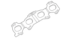 Audi 0p2-253-039-c Genuine Exhaust Manifold Gasket