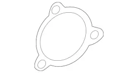 4m0-253-115-b Audi Genuine Front Muffler Gasket