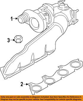 079253039m Audi Oem 13-18 A8 Quattro Exhaust Manifold-exhaust Manifold Gasket