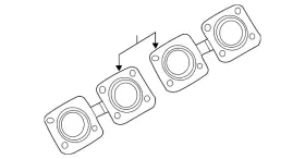 11-62-8-693-121 Bmw Genuine Manifold Gasket