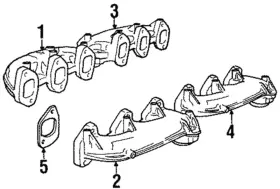 11621704540 Bmw New Genuine Gasket Asbestos Free 1994-2001 Oe