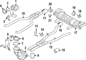 18-30-9-504-710 Bmw Genuine Catalytic Converter Seal