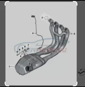 18518542088 Bmw-motorrad Genuine Gasket For Exhaust Manifold