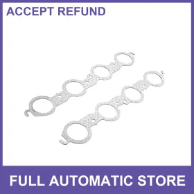 Carpopart 747709388113 2pcs Engine Extractor Manifold Gaskets Set For Ls1 Ls2 Ls3 L76 L77 L98