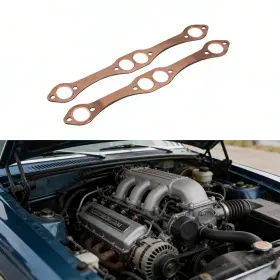 E3003 Cequent Unbranded For Oval Port Sbc Headers Reusable Copper Exhaust Gaskets 305 327 350