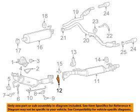 68146718aa Chrysler Oem 14-23 1500 Classic Exhaust Components-center Pipe Gasket