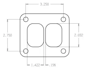 C4513 Cometic Gasket Turbo Flg T-series Exhaust Inlet .010in Gas
