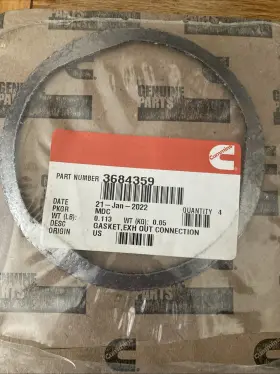 3684359 Cummins Genuine Exhaust Out Connection Gasket New In Package