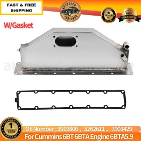 5262611 Danvard 3919806 Aftercooler With Gasket For Cummins 6bt 6bta B5.9 Isb 5.9l Engine