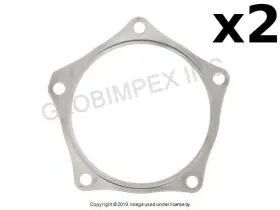 016.951 Elring Klinger Porsche 2003-2014 Gasket - Turbocharger To Exhaust Pipe 2 Oem