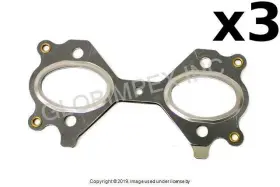 333.150 Elring Klinger Bmw 2009-2013 Exhaust Manifold Gasket 3 Pcs Oem Warranty