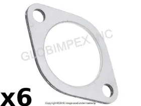 704.989 Elring Klinger For Porsche 1984-1989 Exhaust Manifold Gasket 6 Warranty