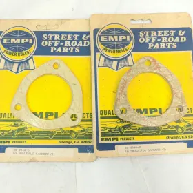 00-3390-0 Empi Inc 2x 3390 For Vw Bug Ghia Thing Large 3 Bolt Exhaust Flange Gaskets