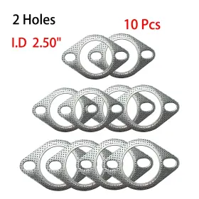 365001-10 Etl Performance 10pcs High Temp 2-bolt Exhaust Gasket 2.50 Inch 63.50mm I.d New