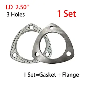 365007 Etl Performance 365003 1 Set 3-bolt High Temp 2.50 Inch I.d Exhaust Gasket Universal Flanges New