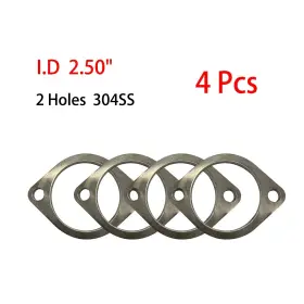 365005-4 Etl Performance 2.50 Inch 2 Bolt Universal Exhaust Flanges Holes 304ss 63.5mm 4pcs New