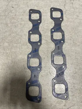 1481 Fel-pro Performance Exhaust Manifold Gasket Set Ford V8 Tfs Head 1.375x1.56