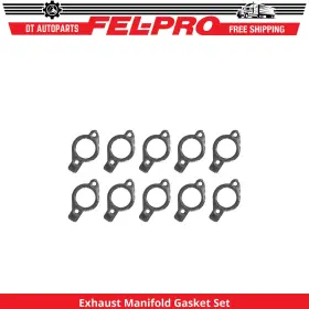 302bi11 Fel-pro For 99-04 06-09 11 Ford F-53 Motorhome Chassis Exh Manifold Gasket Set
