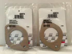 60674 Fel-pro 2x Pair Exhaust / Pipe Catalytic Converter Flange Gasket