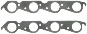 P1411 Fel-pro Bb Chevy Exhaust Gaskets Stock Aluminum Heads 1411