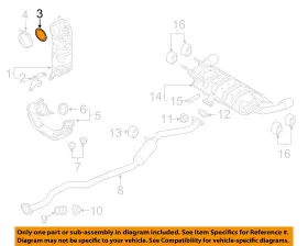 68267769ab Fiat Oem 17-18 124 Spider Exhaust Components-converter Pipe Gasket