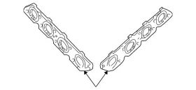 2w9z-9448-ae Ford Genuine Manifold Gasket