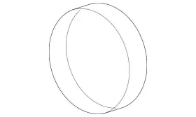 8l2z-5e241-c Ford Genuine Converter Shield Gasket