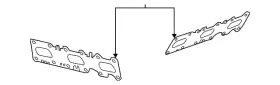 Jl3z9448a Ford Genuine Manifold Gasket