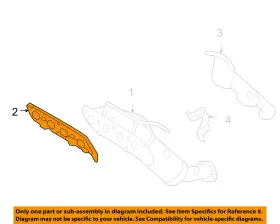 1l5z9448ab Ford Oem 04-15 Escape Exhaust System Components-gasket