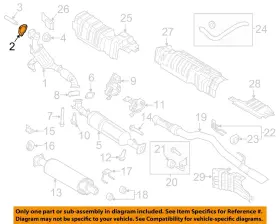 Ck4z9450b Ford Oem 15-18 Transit-150 3.2l-l5 Exhaust-catalytic Cnvrtr Gasket