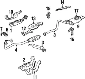 24504544 Gm Genuine Exhaust Pipe To Manifold Gasket