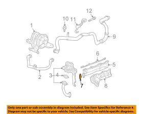 12591023 Gm Oem 08-10 Malibu Emission System Components-seal