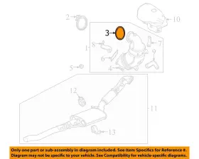 12683614 Gm Oem 20-24 Encore Gx Exhaust Components-catalytic Cnvrtr Seal