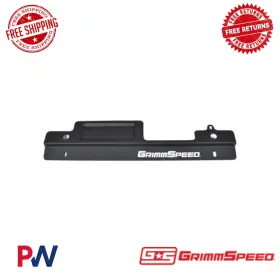 Grimmspeed 096005 Radiator Shroud With Tool Tray - Black For 02-07 Impreza / Wrx Sti