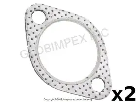 7424 Hjs 83 44 For Bmw 1998-2000 Exhaust Gasket - Catalytic Converter 2 Pcs Warranty