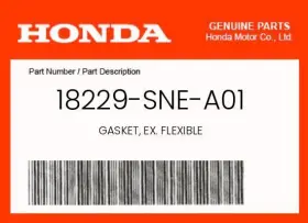18229-sne-a01 Honda Genuine Gasket Ex. Flexible -