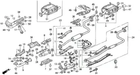 18229-sr0-003 Honda Genuine Gasket Ex Flexible