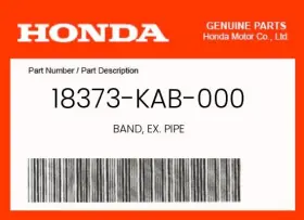 Honda 18373-kab-000 Genuine Band Ex. Pipe -