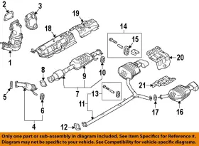 285352g060 Hyundai Oem 15-19 Sonata Exhaust Components-catalytic Cnvrtr Gasket