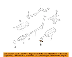 2875225000 Hyundai Oem 00-11 Accent Exhaust Components-muffler Gasket