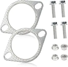 Zhuang-2805 Ihotder Inch 2pcs 2.25ftft Exhaust Manifold Gasket With Bolts Universal Car Truck Suv Parts Zhuang-2805 Ihotder Inch 2pcs 2.25ftft Exhaust Manifold Gasket With Bolts Universal Car Truck Suv Parts