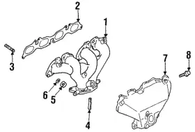 14036-53j00 Infiniti Genuine Manifold Gasket