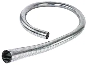 Jegs 319476 Flexible Exhaust Tubing 2 Inch Diameter X 6 Ft. Long Galvanized Steel