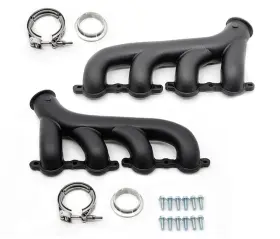 Jegs 889944455035 Exhaust Manifolds For Gm Gen Iii/iv Ls Engines V-band-type Collector