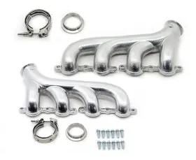 Jegs 889944455042 Exhaust Manifolds For Gm Gen Iii/iv Ls Engines V-band-type Collector