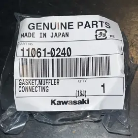 11061-0240 Kawasaki New Genuine - Oem Exhaust Muffler Gasket Free Shipping