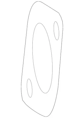 28751-2t200 Kia Genuine Exhaust Pipe Flange Gasket 28751-2t200 Kia Genuine Exhaust Pipe Flange Gasket