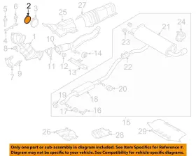 Lr105411 Land Rover Oem 2018 Range Velar-turbo Turbocharger Inlet Seal